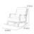 Walnut solid wood comfortable rocking chair
