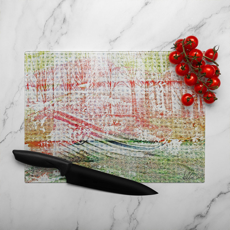 Washed Up Glass Chopping Board