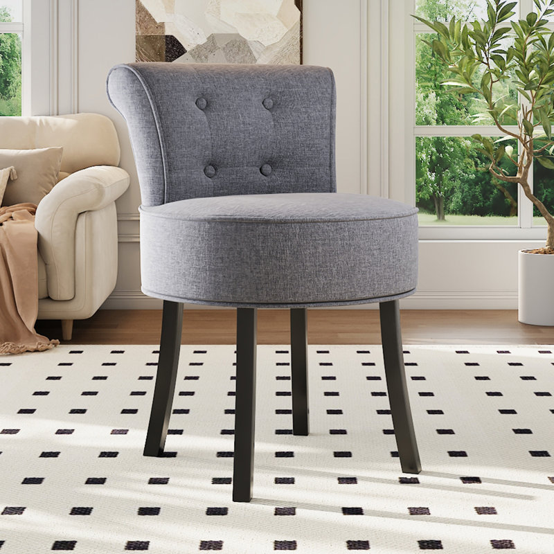 Solid + Manufactured Wood Accent Stool