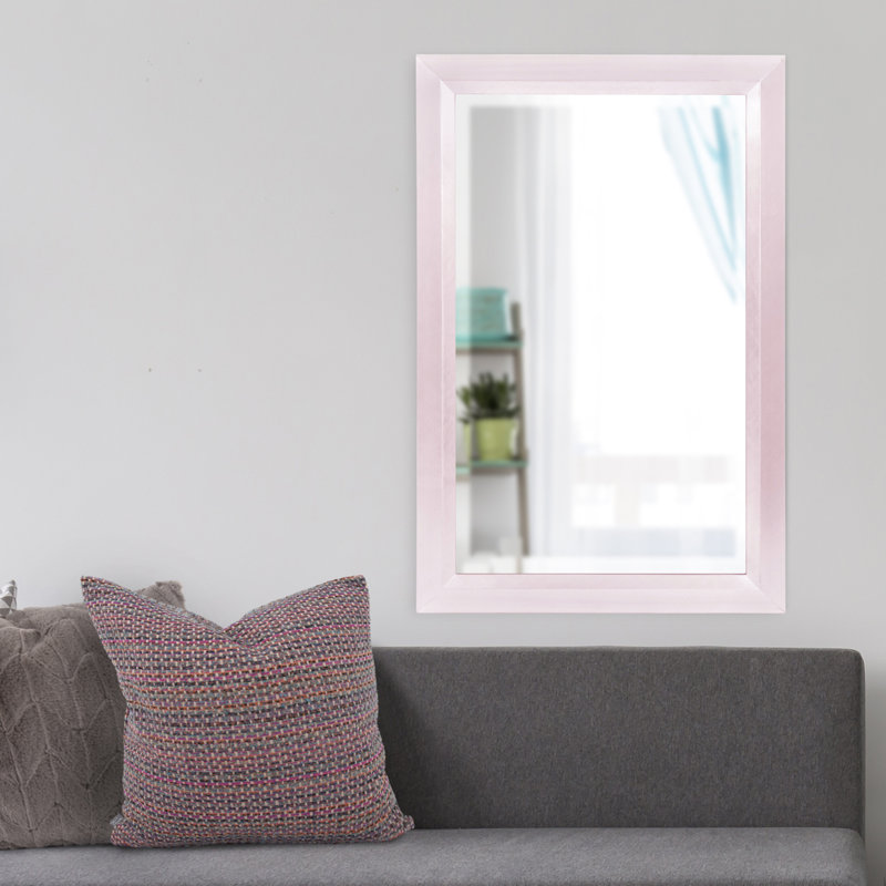 Buschwick Solid Wood Mirror, Lilac