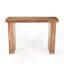 Farmhouse Mango Wood Entryway Table, Thickened Sofa Table, Minimalist Narrow Console For Hallway And Living Room, Honey Finish-1371543962