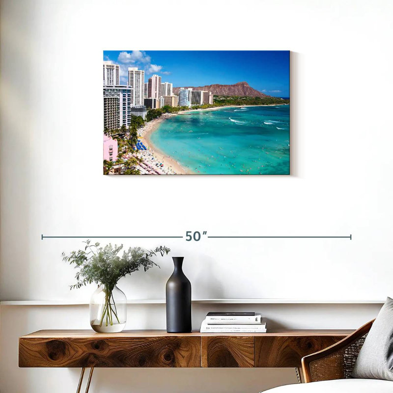 Gillard bleu Waikiki Gillard, H 20 po x l 30 po