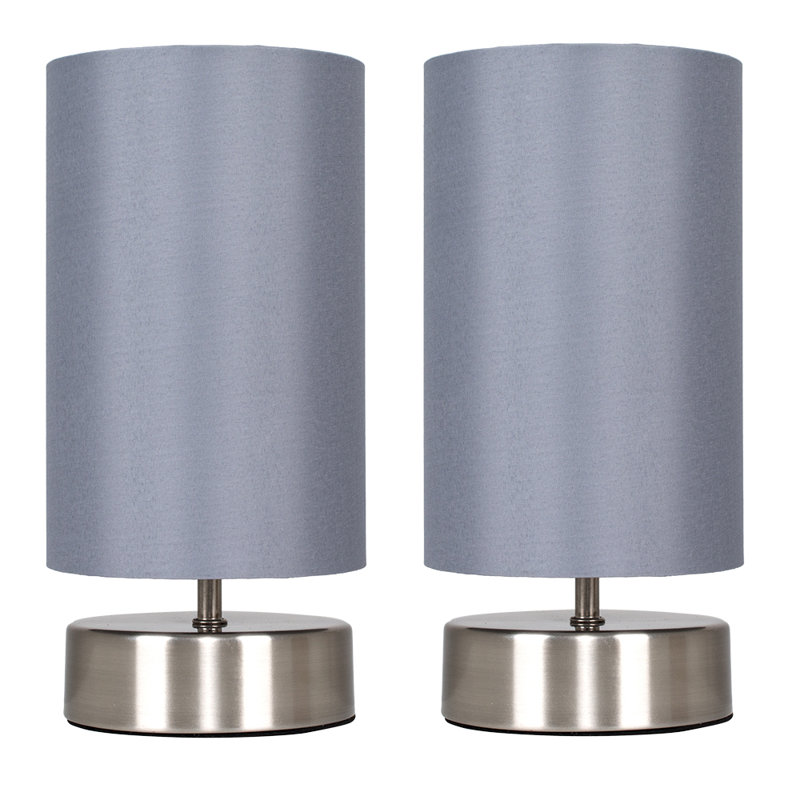 Cherell Metal Novelty Lamp, Grey