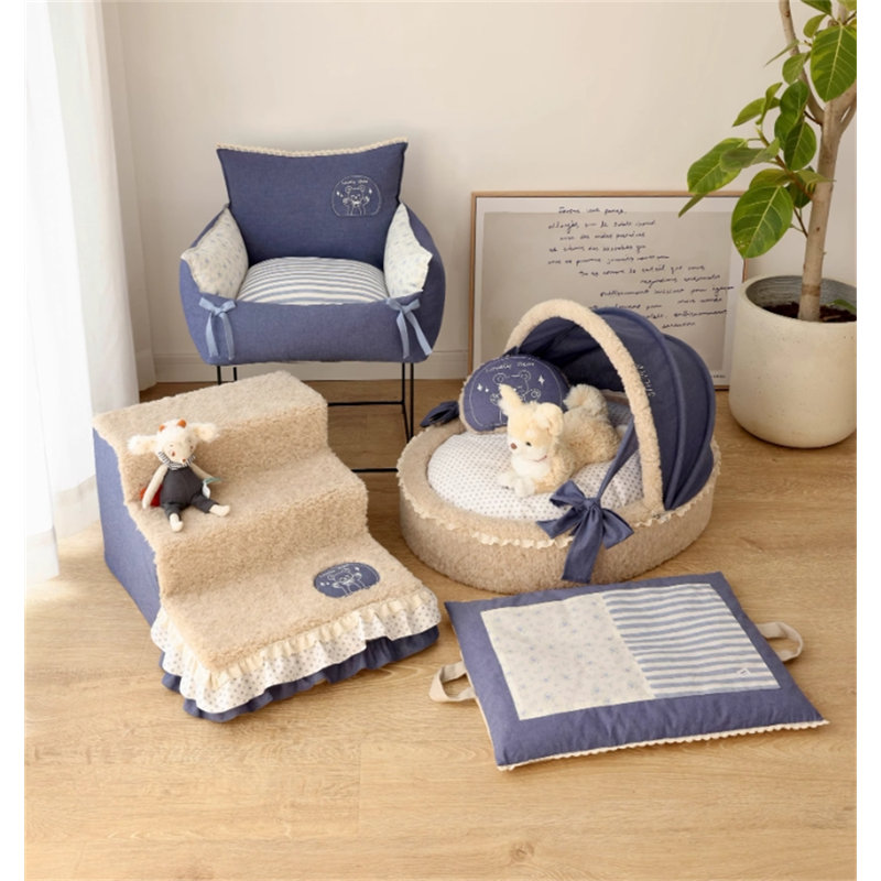 Escalier pour animaux de compagnie, H 15,35 po x l 17,71 po x P 23,62 po