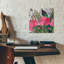  «Poolside Geraniums 1» par Coco Good, art mural en verre acrylique-155477986