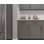Armoire de cuisine prête à assembler avec base de lavabo gris l 36 po x P 24 po x H 34,5 po Kitchen