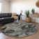 Premium Machine Washable Cerrito AMF555 Gray Rug
