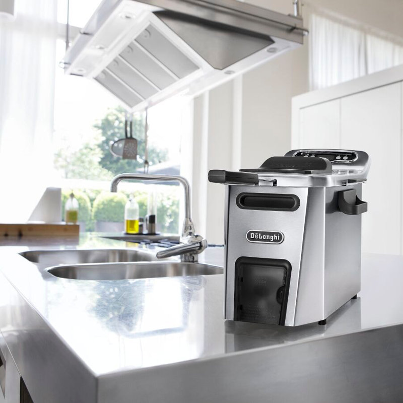 DeLonghi Stainless Steel Digital Deep Fryer with Easy Clean System