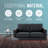 Kernis Modern 2-Seater Loveseat Sofa Upholstered Living Room Couch with Birch Wood Legs, Premium Leather or Mesh Foam Cushions for Home and Living Room-1904411210