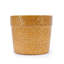 Ensemble de 3 pots à fleurs jaunes de haute qualité, givrés et chauffants pour la verdure intérieure, jaune brillant, pot de fleurs, fabrication renforcée, utilisation extérieure durable