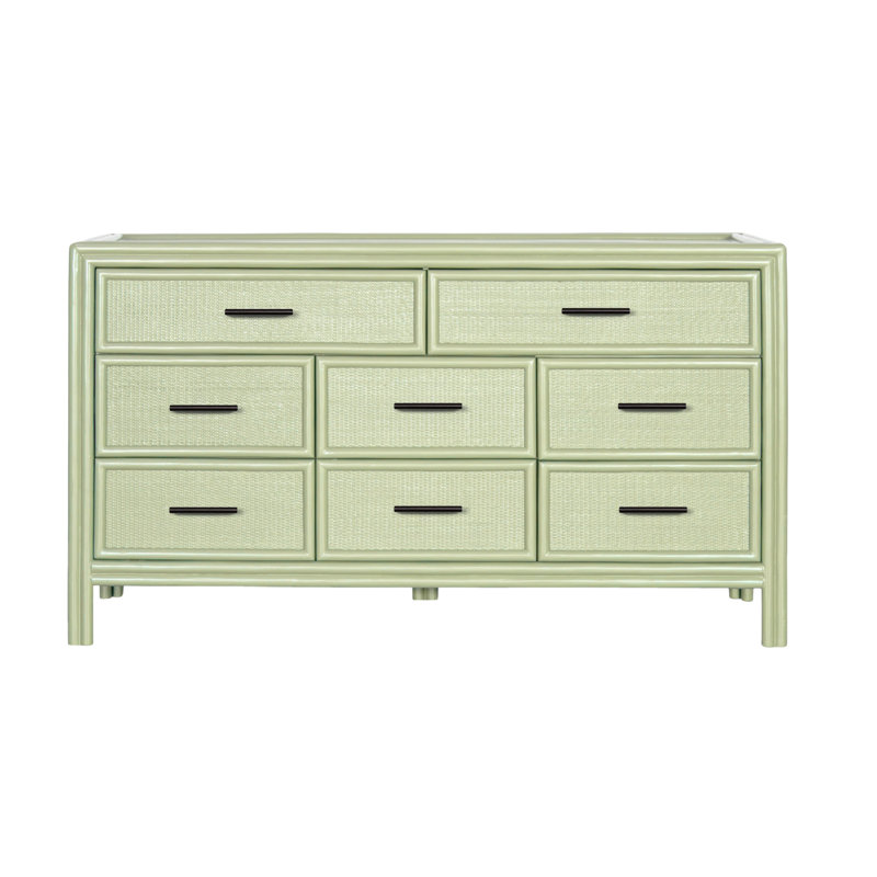 Aruba 8 - Drawer Dresser, Celery Green