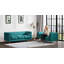 Causeuse Chesterfield avec capitonnage à boutons et structure en bois massif-87199563