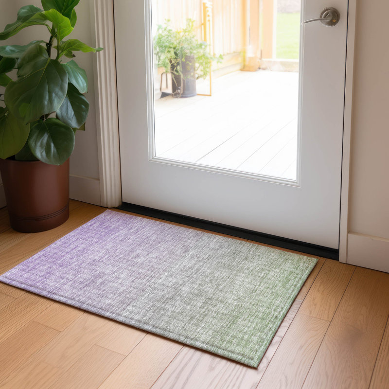Tapis intérieur / extérieur Zoiea, Rectangle 1 pi 8 po x 2 pi 6 po