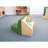 Kids 6.5'' Unfinished Wood Novelty and Ottoman