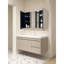 Armoire à pharmacie 39 po x 28 po en fer noir avec miroir mural