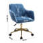 Agrim Velvet Office Chair-1105290419