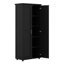 Armoire de rangement avec deux portes pour salle de bain, bureau, tablette réglable
