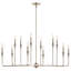  Lustre classique / traditionnel en acier à 12 lumières à intensité variable-2125813800