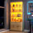 70.9'' H 2-Drawer Display Cabinet With Human Sensor Light And Lock-670060833