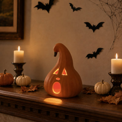 Ghost Face Pumpkin