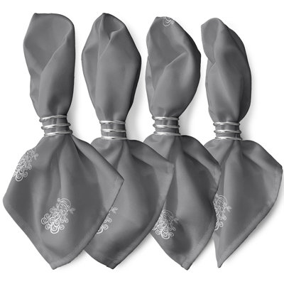Polyester Embroidered Square Napkin
