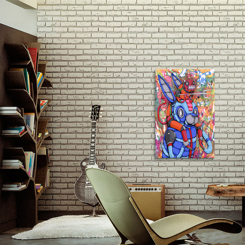 Ric Stultz Always On My Back Graphic Art on Wrapped Canvas, Wrapped Canvas, No Mat, 18" H x 12" W x 0.75" D