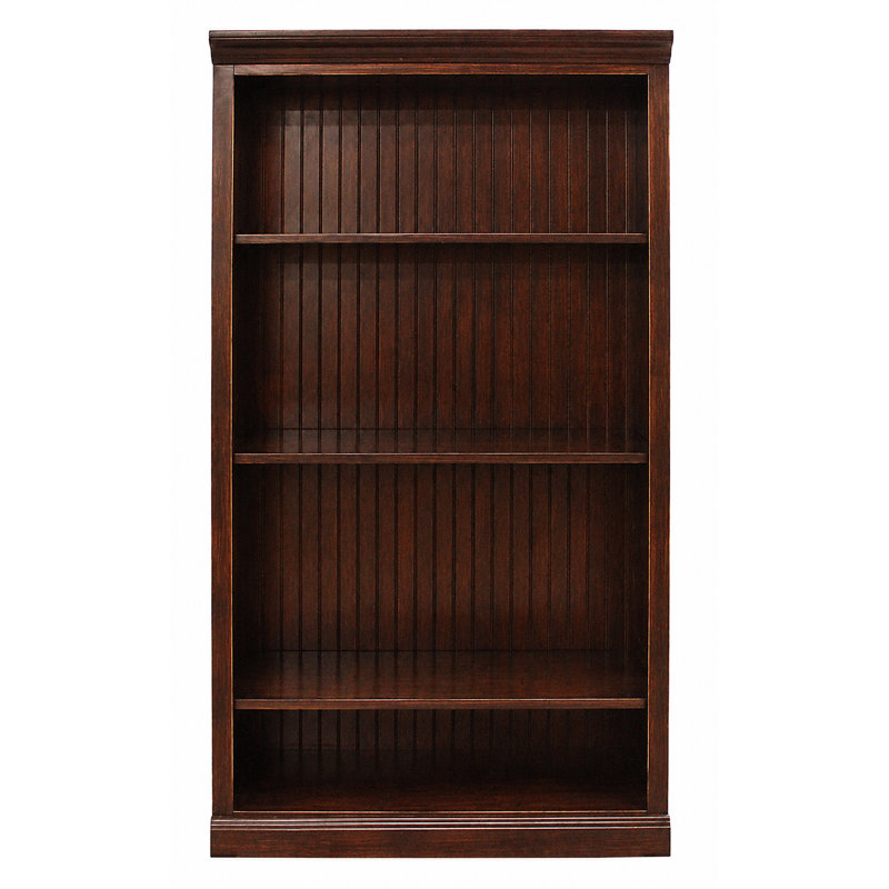 Sherita Bookcase, European Cherry, (3 Shelves) 60” H x 32” W x 14.25” D