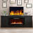 Farmhouse Fireplace TV Stand For 70/75/80 Inch TV, 70 Inch Entertainment Center Storage Cabinets With 36”Electric Fireplace And Sliding Barn Doors, Media Console Cabinet For Living Room-282982449