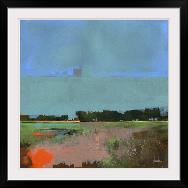 Paul Bailey " Empty Sky " by Paul Bailey, 24" H x 24" W x 1.5" D, Canvas