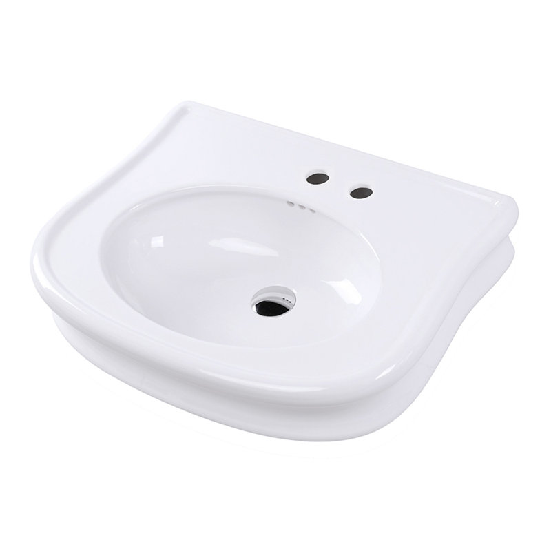 Lirico H251 Pedestal Sink, 4" Centers