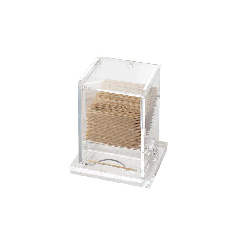 Distributeur de cure-dents classique 4 1/2 po x 3 1/2 po x 5 1/4 po