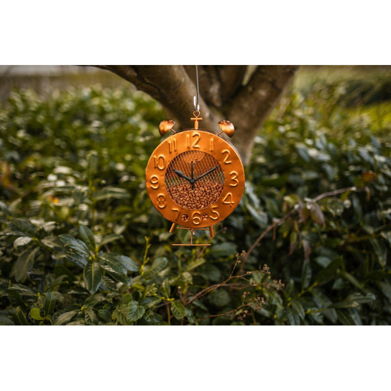 Alonsa Metal Hanging Decorative Bird Feeder