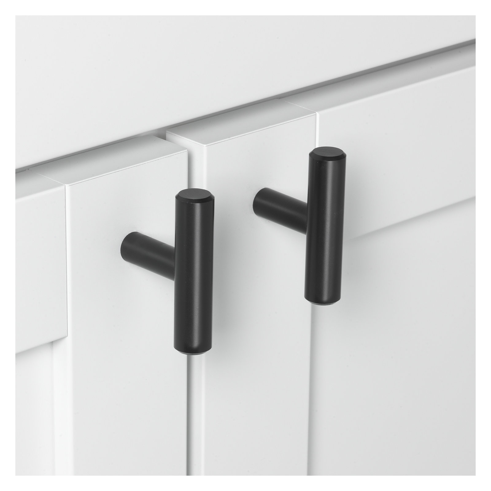 Roman 2" Length Bar Knob Multipack, Matte Black