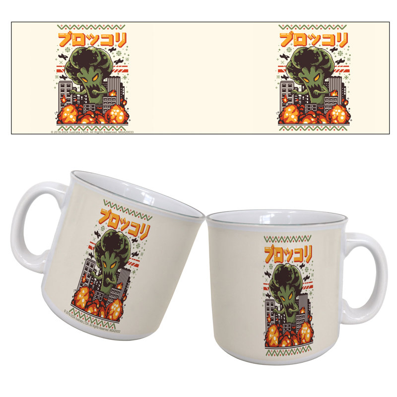 Ilustrata - Broccoli Monster 20oz. Camper Mug