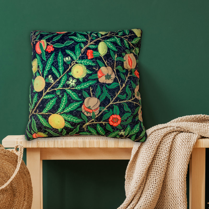 William Morris Pomegranate cushion 55x55cms