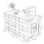 Buffet de style industriel style contenant de récipient 47,24