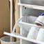 6 Pair Shoe Storage Bench