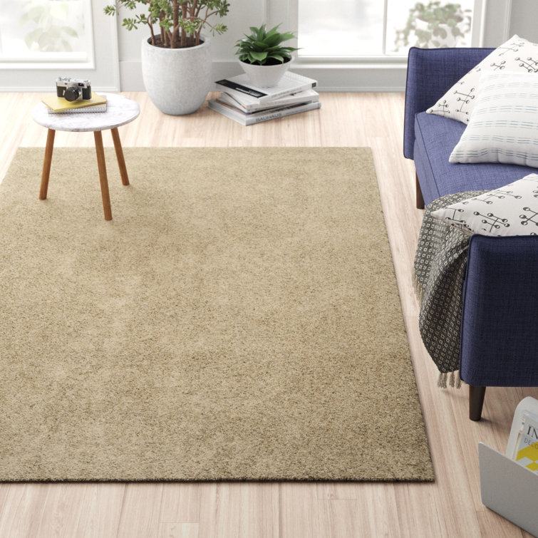 Assar Handmade Tufted Brown Rug