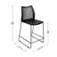 Tabouret de bar empilable avec dossier ventilé et repose-pieds intégré-112818895-112818892-112818893