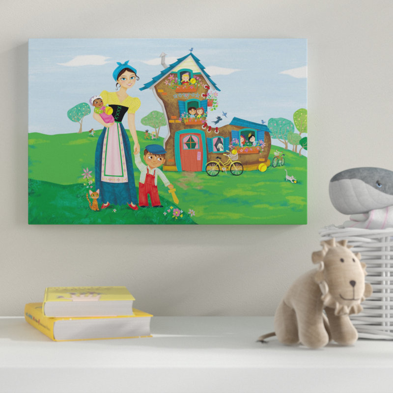 Shoe House - Wrapped Canvas Print, 61cm H x 91cm W