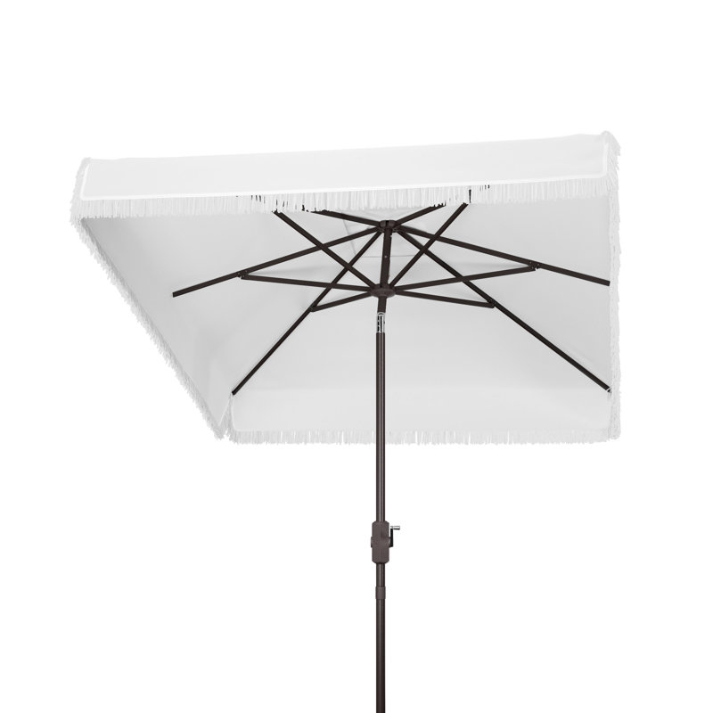 Parasol de marché carré 7,5 pi Keesee, Blanc