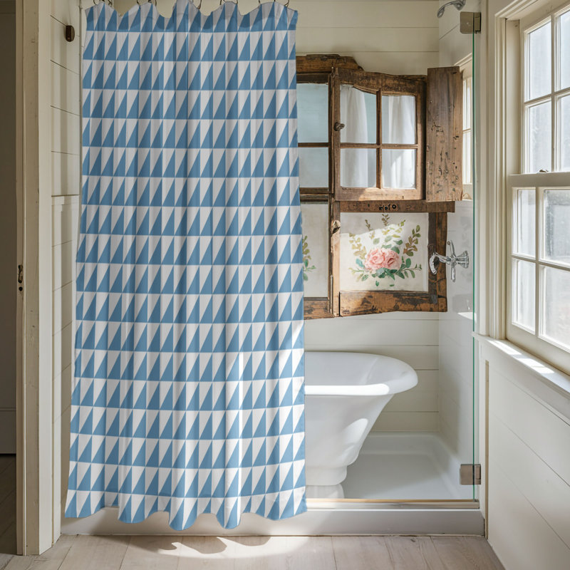 Rideau de douche Mermaid Wonder, H 74 po x l 71 po