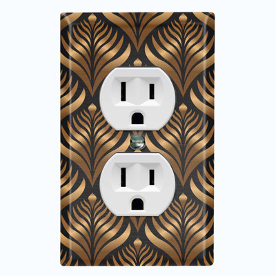 Leaf 1-Gang Toggle Light Switch Wall Plate