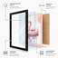 Flamingo Float Modern 1 Piece Single Picture Frame Wall Art-2900634-2900635