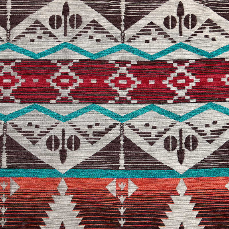 Mojave Sunset Geometric Shapes Comforter, Queen