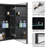 Sawatt 24'' W 24'' H Frameless Medicine Cabinet Mirror 2 Adjustable-1228355367-1228355366