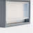 Diedrich Stackable Storage Bin W/ Drawer, Gray-1675500876