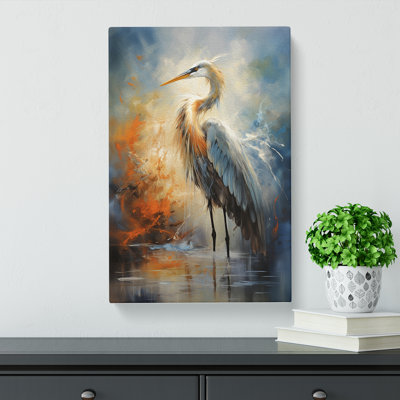 Heron Gestural - Print