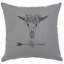 Coussin Wooded River Image - Bull et fleurs - Lin naturel-1204334204