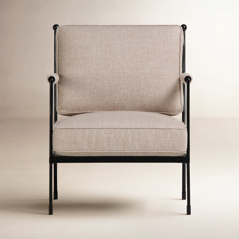 Vecchia Accent Chair Terracotta, Beige